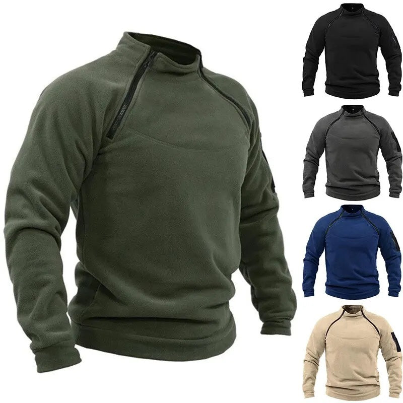 🔥【S-4XL】Teplé a volné na podzim a v zimě Nové pánské outdoorové termotriko