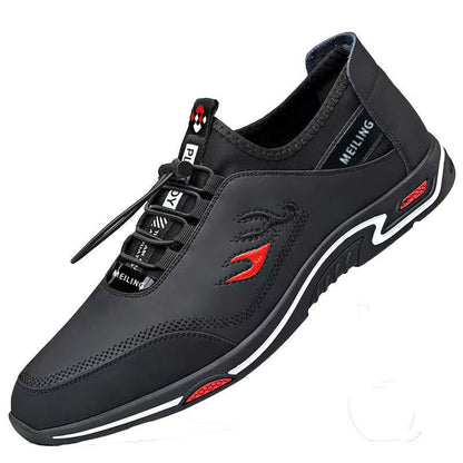 👞（buty męskie）Oddychające skórzane buty biznesowe dla mężczyzn ✅ antyzapachowe ✅ miękka skórzana podeszwa ✅ modne i uniwersalne