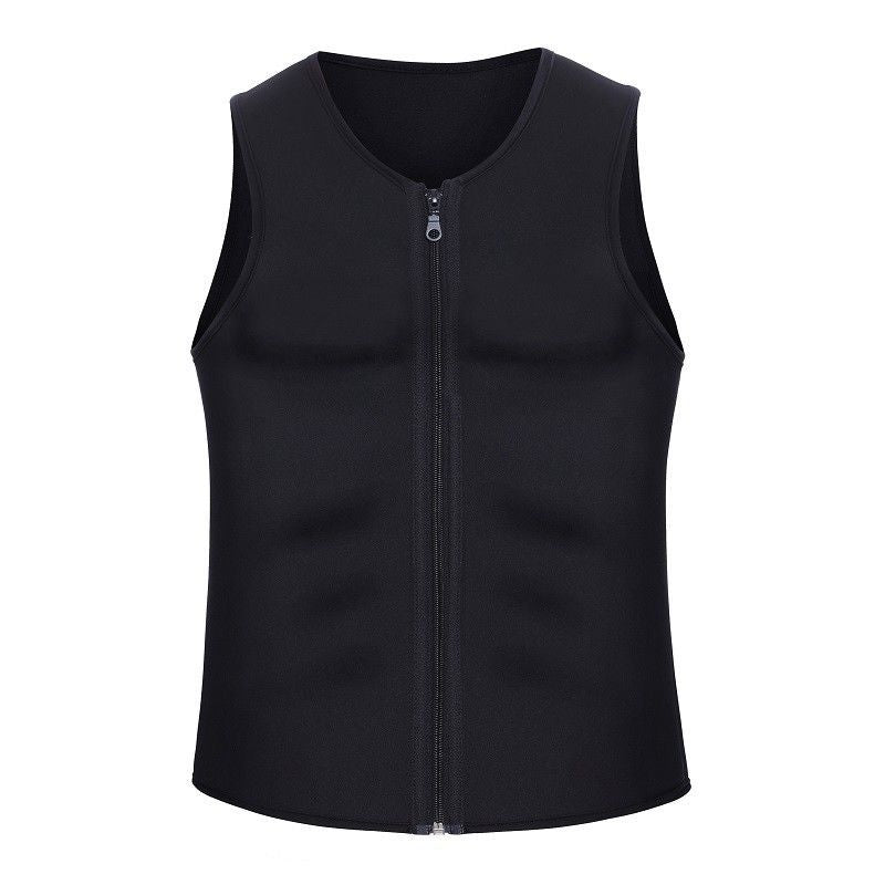 🔥【S-4XL】Męska kamizelka zapinana na suwak, modelująca brzuch
