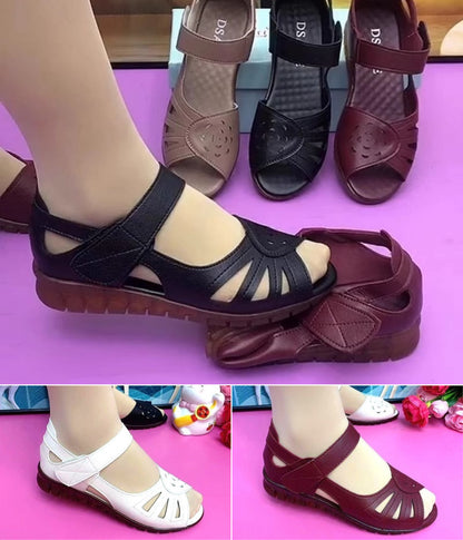 🔥【Oferta ograniczona czasowo】【35–41】Nowy model na lato – wygodne damskie sandały z prawdziwej skóry z miękką podeszwą