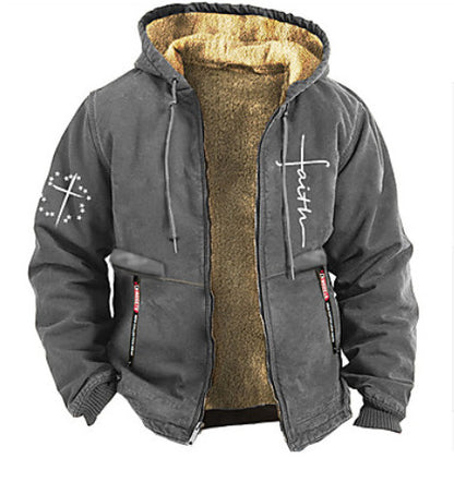 【S-3XL】Modna męska, jesienno-zimowa, pogrubiana kurtka z lekkiego aksamitu