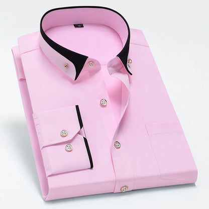 【S-4XL】👕2025 nová prodyšná business ležérní pánská košile