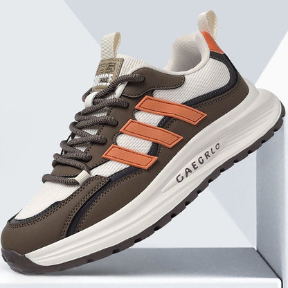 【39-44】Zapatillas de piel impermeables y resistentes con suela blanda para máxima comodidad