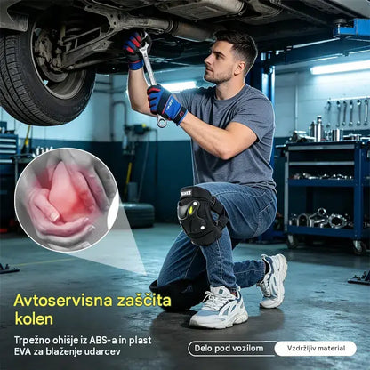 Fluorescentni zaščitni ščitniki za kolena za vse letne čase