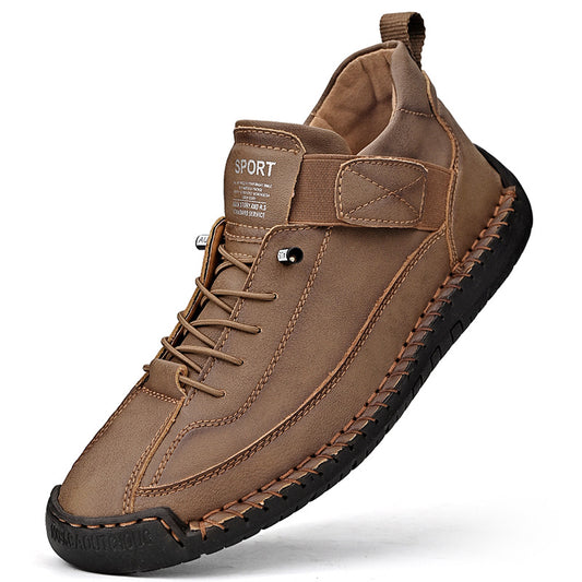 【38-48】Casual obuwie męskie na co dzień, robocze, outdoorowe, szyte buty