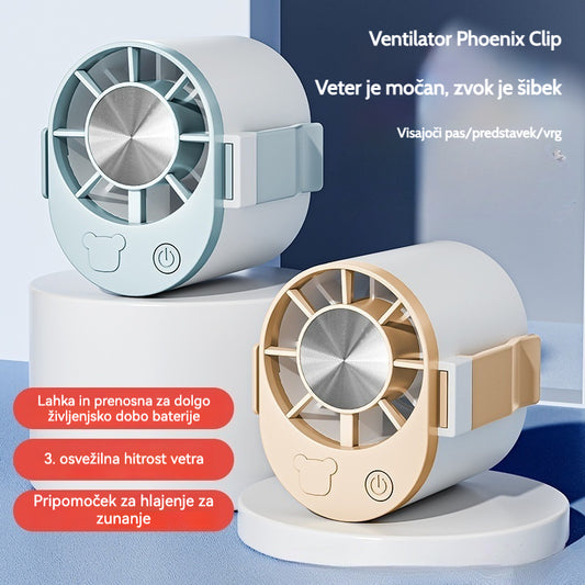 🔥【Kúp 1 a získaj 1 zadarmo】🌀 Mini vysokorýchlostný ventilátor, ktorý sa dá pripevniť na pás.