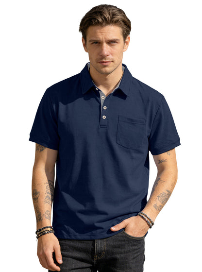 👔 Stylowy męski T-shirt w stylu casual na lato