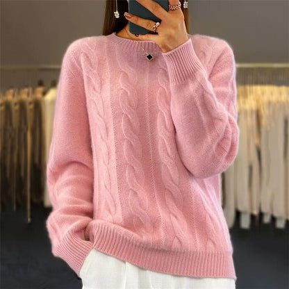 🔥【S-XL】 jesienny i zimowy nowy, jednokolorowy, wysokiej jakości wełniany sweter