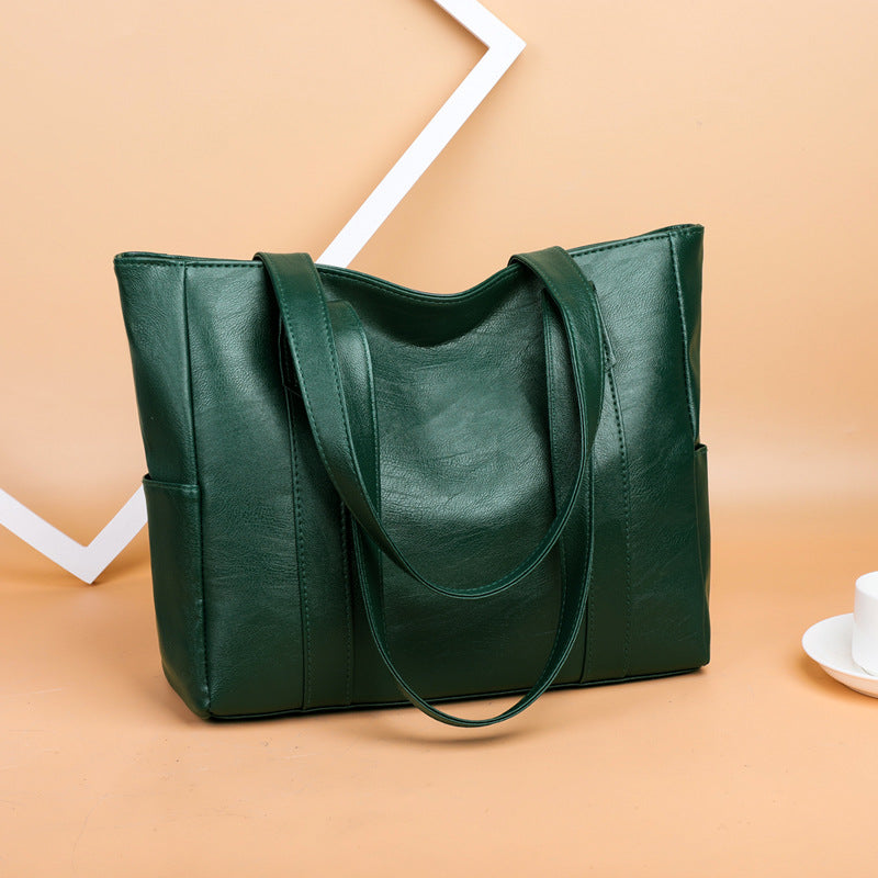 ✨👜【Velika kapaciteta】Ženska torba za čez ramo iz mehkega usnja, novost 2025.
