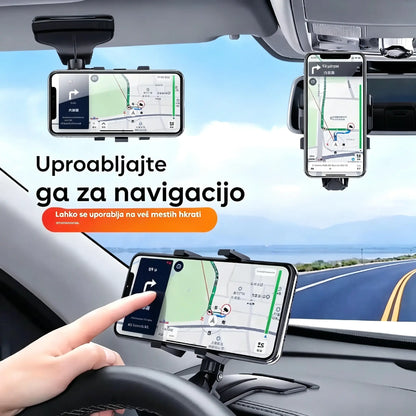 📱🚗 Držalo za telefon | Visokokakovostno, odporno na tresljaje in udarce, stabilno ter odporno na padce – popoln sopotnik na vožnji.