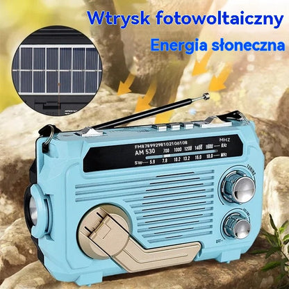 🏕️Przenośna wielofunkcyjna latarka radiowa AM