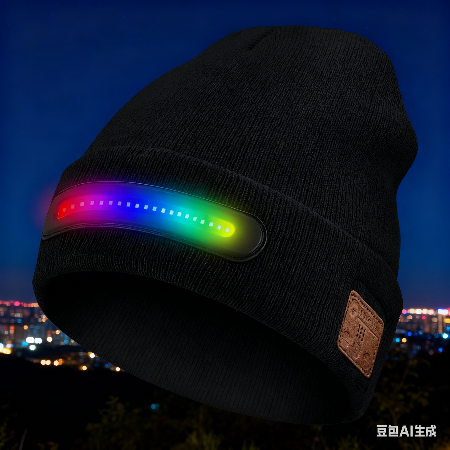 🔥🧢Nabíjecí LED čepice s Bluetooth，Zůstaňte v teple💡