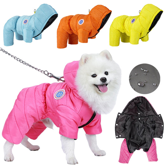 🐶【50% zniżki】Ciepła, wzmocniona, wiatro- i wodoodporna kurtka dla psa
