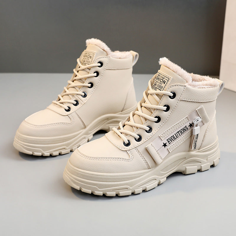 🔥【Połowa ceny】🥰【Rozmiary 35-45】Damskie zimowe buty śnieżne z bocznym zamkiem błyskawicznym
