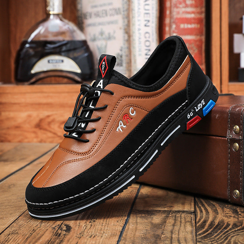 💯🔥【39-48】Pánske ležérne business topánky sú vyrobené z nepremokavej a škvrnám odolnej kože s mäkkou podrážkou pre pohodlné nosenie.