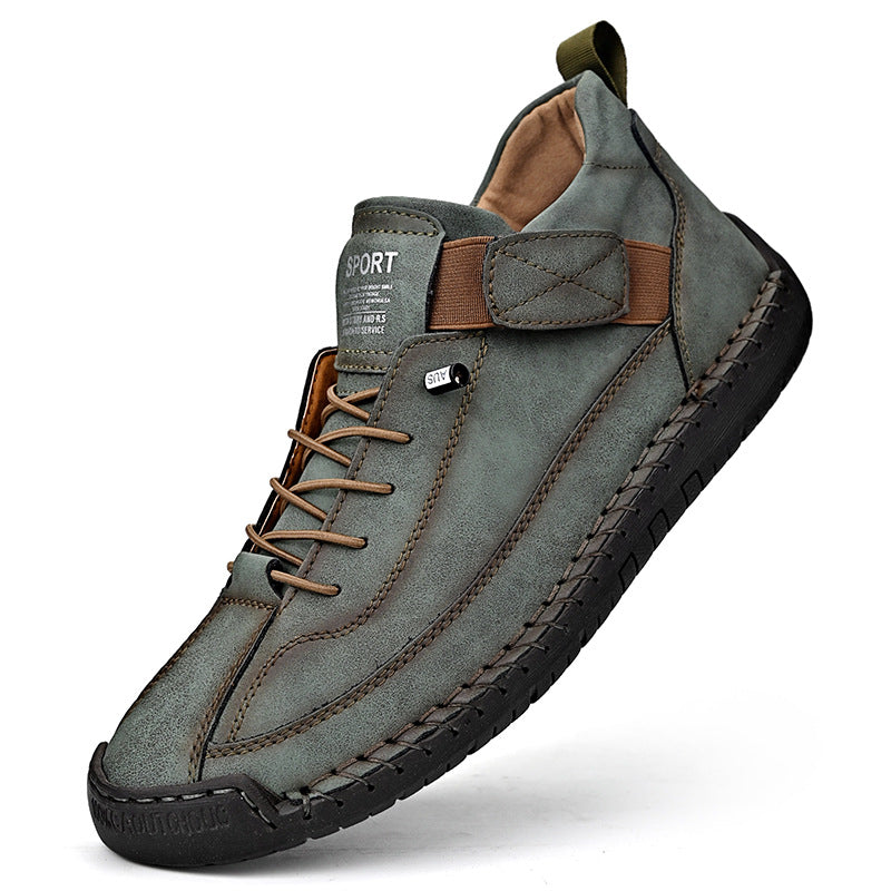 【38-48】Casual obuwie męskie na co dzień, robocze, outdoorowe, szyte buty