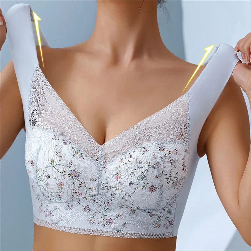 【3 sztuka】💕🎁Biustonosz Ice Silk Ultra-cienki, oddychający, regulowany [40 kg-100 kg]