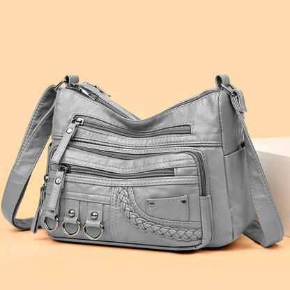 💥👜Nová velkoobjemová měkká kožená taška přes rameno/crossbody pro rok 2025