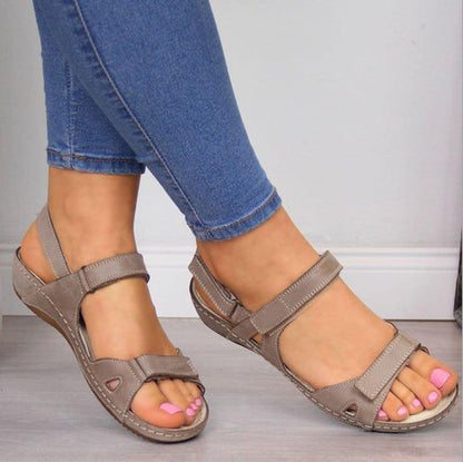✨ 50% popust 🔥【Velikost 35-43】Ženski mehki in udobni sandali iz pravega usnja ✅️Plačilo po povzetju