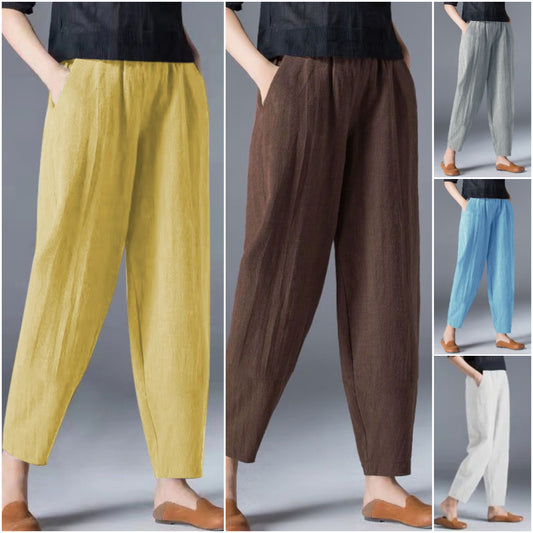 💥🔥【S-5XL】✨💕Modne damskie szorty z wysokim stanem, wykonane z czystej bawełny