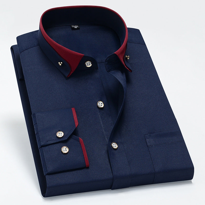 【S-4XL】👕2025 nová prodyšná business ležérní pánská košile