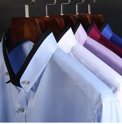 【S-4XL】👕2024 nowa, oddychająca męska koszula biznesowa na co dzień