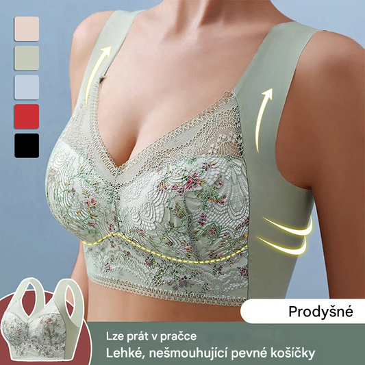 【Sada 3 kusů】💕🎁Ultratenká prodyšná nastavitelná podprsenka Ice Silk [40 kg-100 kg]