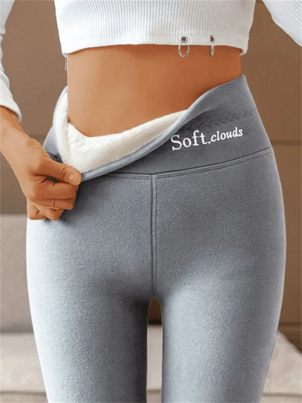 💥 【S-5XL】 Legginsy ocieplane z wełny, wysoki stan, duży rozmiar, wysoka elastyczność – niezbędne na jesień/zimę 2025!