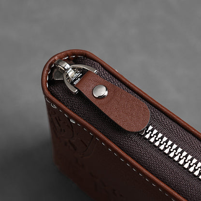 🔥🔥Nova in elegantna moška kratka denarnica z zadrgo v retro slogu.