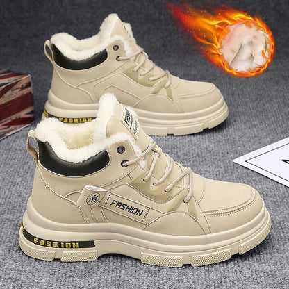 🔥🔥👞【39－44】2024 nowe męskie zimowe, pogrubione, aksamitne, ciepłe buty Martin
