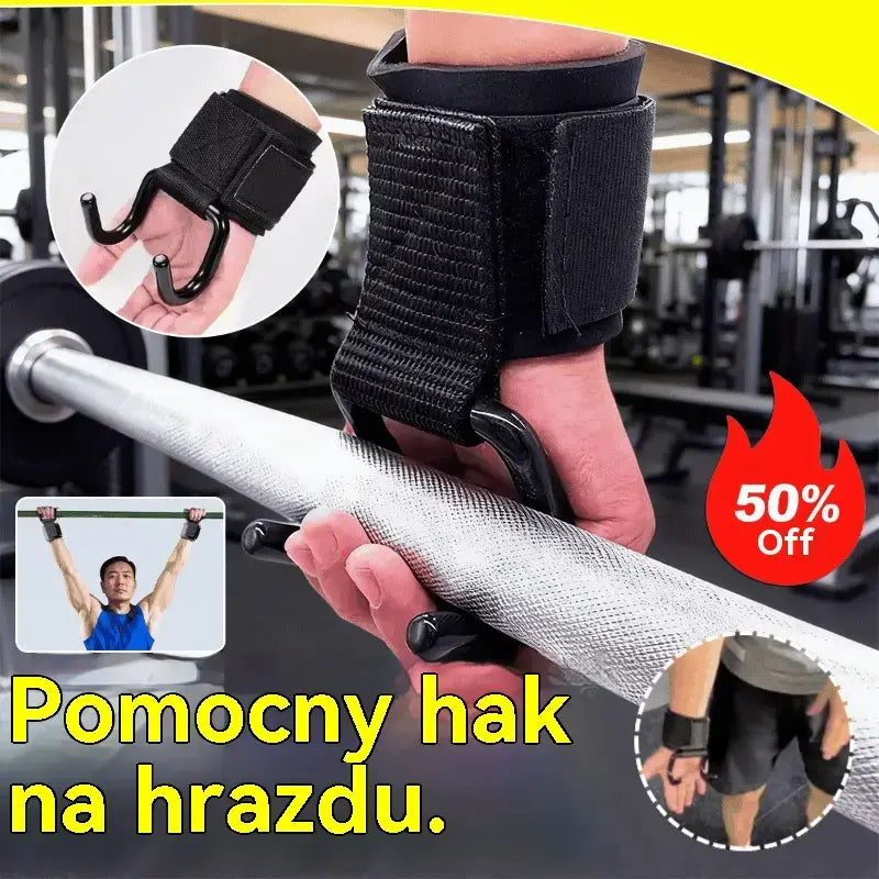 💪【Kúpte 2 kusy a získajte 2 zadarmo】🔥Výborný výpredaj🔥Opora zápästia s hákom
