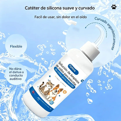 🐶🐱 Limpiador de oídos para aliviar la picazón en los oídos de perros y gatos.