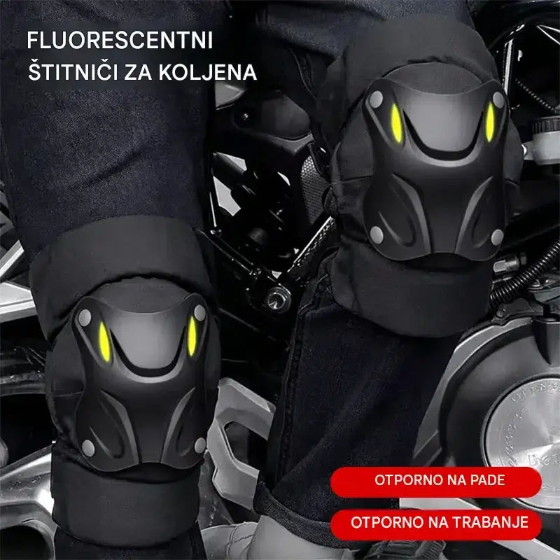 Fluorescentni zaščitni ščitniki za kolena za vse letne čase
