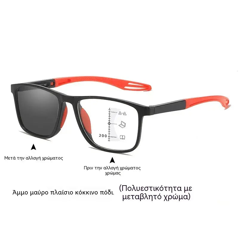 🕶️Φωτοχρωμικά, εξαιρετικά ελαφριά, υψηλής ευκρίνειας γυαλιά ανάγνωσης, ειδικά σχεδιασμένα για ηλικιωμένους.