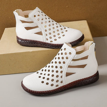 💥【35-40】Sandalias planas con agujeros transpirables para mujer - Verano fresco