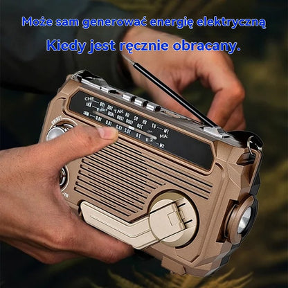🏕️Przenośna wielofunkcyjna latarka radiowa AM