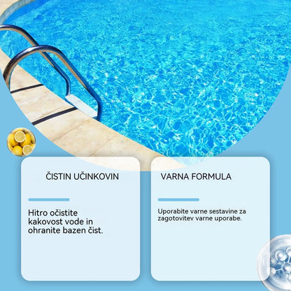 🔥【Kupite 1, dobite 1 gratis】🏊‍♀️💧Tablete za čiščenje bazenov za čisto in prozorno vodo.