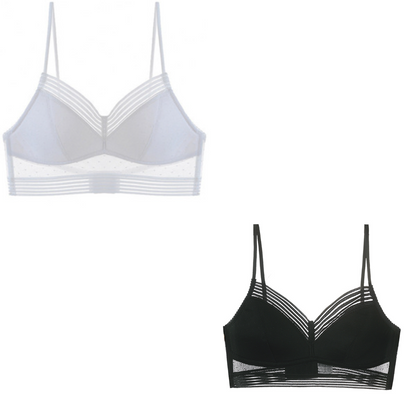 🌷🌈【2 sztuki】【S-3XL】👙Letni ultracienki koronkowy biustonosz w kształcie litery U z pięknym tyłem