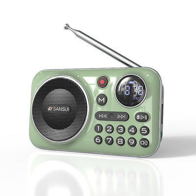 Radio Bluetooth F21, można włożyć płytę U, przenośny odtwarzacz muzyczny, można włożyć słuchawki, słuchać radia