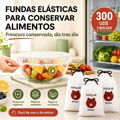 (300 unidades) Funda de plástico antibacteriana extragrande y gruesa apta para uso alimentario