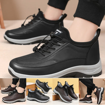 🔥❄️【40-45】2025 nowe męskie ciepłe buty zimowe, zamszowa podszewka, wodoodporne i antypoślizgowe, odpowiednie do aktywności na świeżym powietrzu