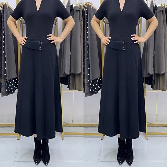 👗🎀【Płatność przy odbiorze】【S-4XL】Spódnica midi z wełny na jesień/zimę
