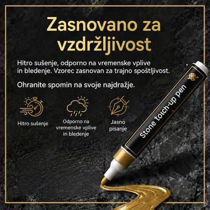 【Kupite enega, drugega dobite brezplačno】🖍️Vodoodporno in proti bledenju odporno pisalo za popravilo in ponovno risanje napisov na kamnitih ploščah