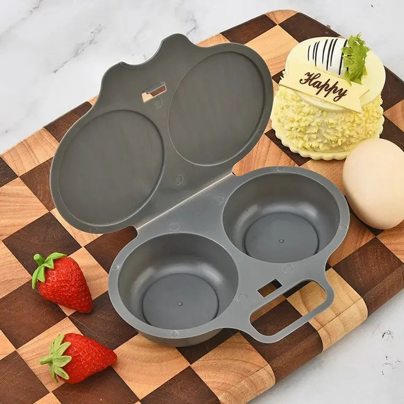 🍳 Forma na vejce/smažená vejce do mikrovlnné trouby [Kupte jeden, druhý zdarma - získejte 2 balení] | Zdravá snídaně bez oleje hotová během několika minut 🥪