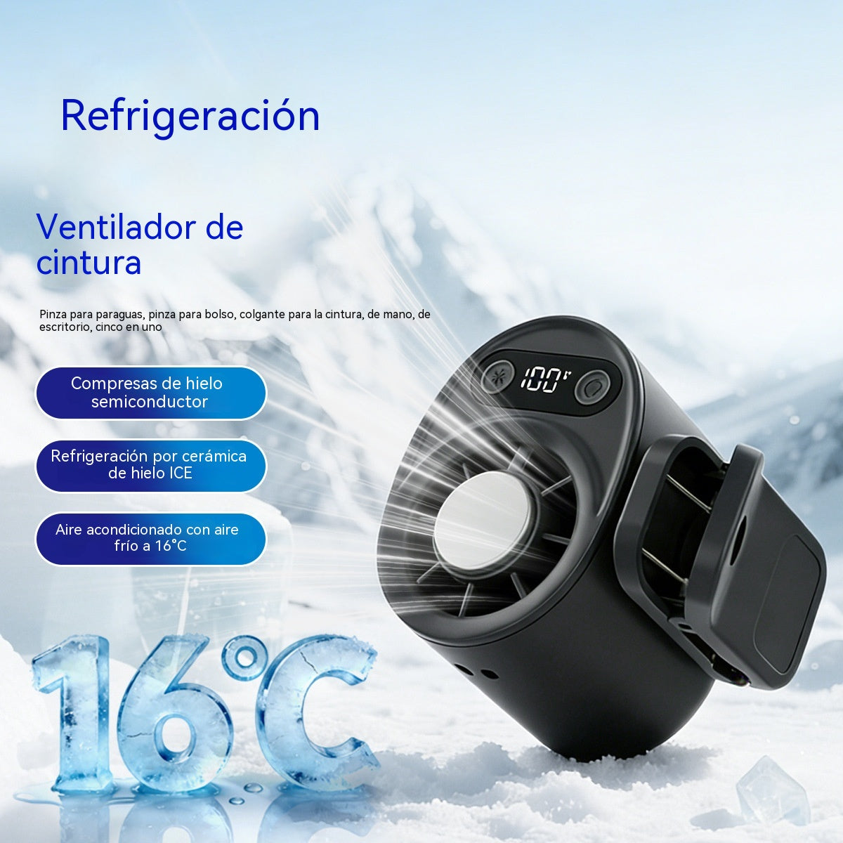 ✨Ventilador turbo portátil para refrigeración de coche