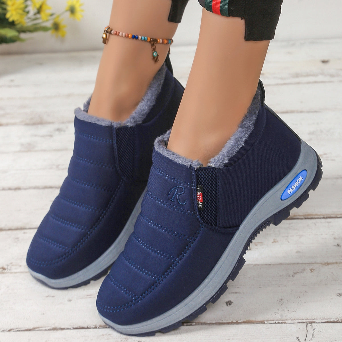 🔥【35-48】Unisex zimowe buty z pluszową podszewką – ciepłe, wygodne i antypoślizgowe na zimną pogodę