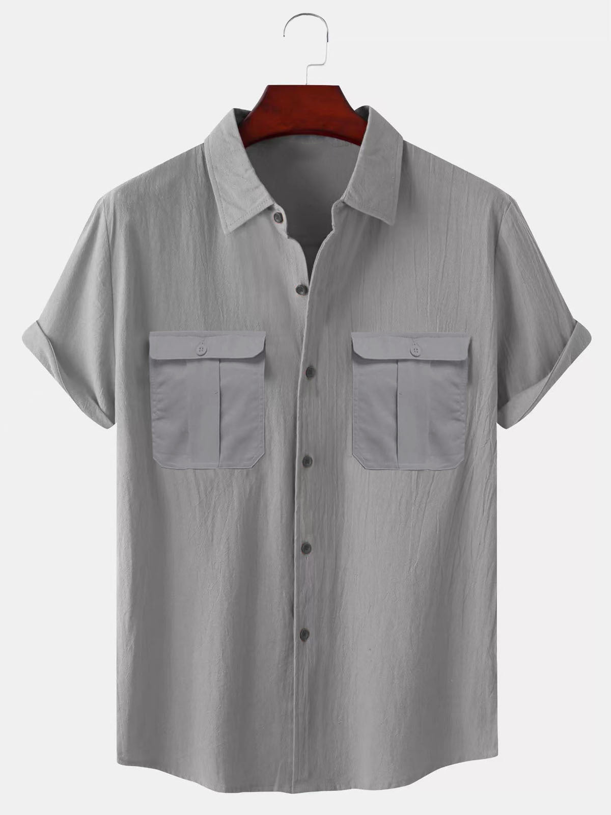 [🏖️🔥Wyprzedaż letnia] [M-5XL] Nowa letnia męska prosta lniana koszula - przyjazna dla skóry i miękka