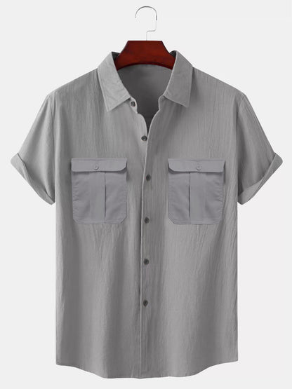 [🏖️🔥Wyprzedaż letnia] [M-5XL] Nowa letnia męska prosta lniana koszula - przyjazna dla skóry i miękka