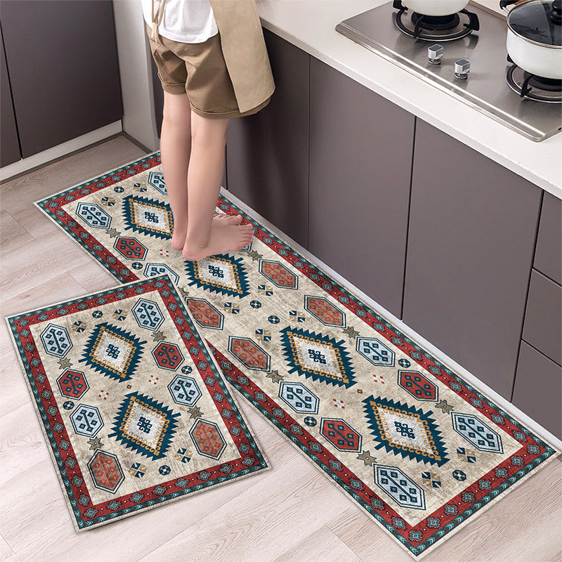 💥49% zľava 【40*60cm+40*120cm】🌺Protišmykový kuchynský koberec Dlhý savý kuchynský koberec