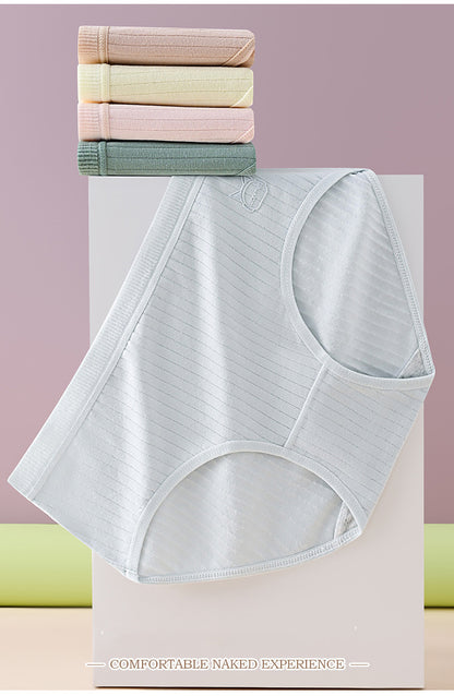 ✨️🩲 (7 kosov) Preprosto in napredno žensko antibakterijsko spodnje perilo z visokim pasom, primerno za ženske s telesno težo 35–100 kg